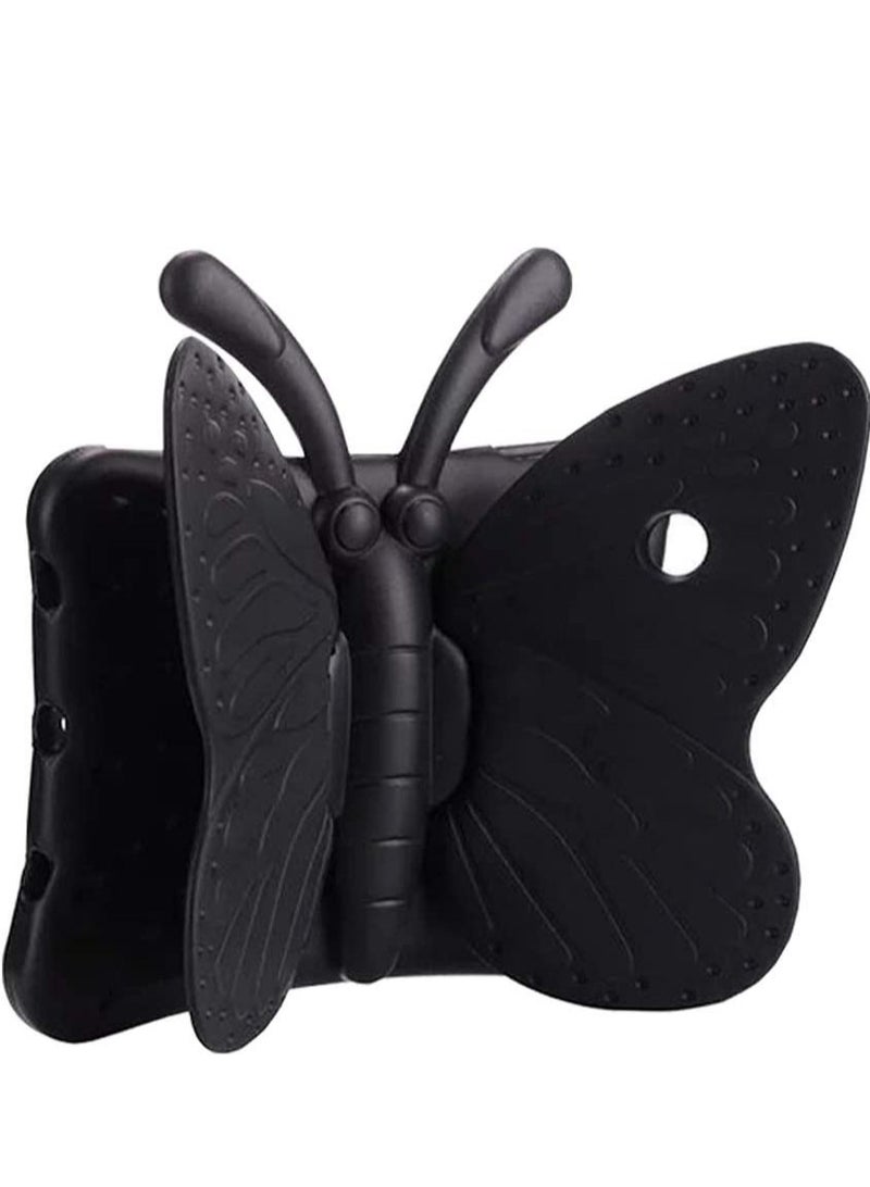 iPad 6th Generation Case for Kids, iPad 9.7 inch Case, Light Weight Shockproof EVA Foam Protective Tablet Stand Cover Holder for Apple iPad Air/Air 2 iPad 9.7 2017/2018 - Cute Butterfly,Black - Image 3