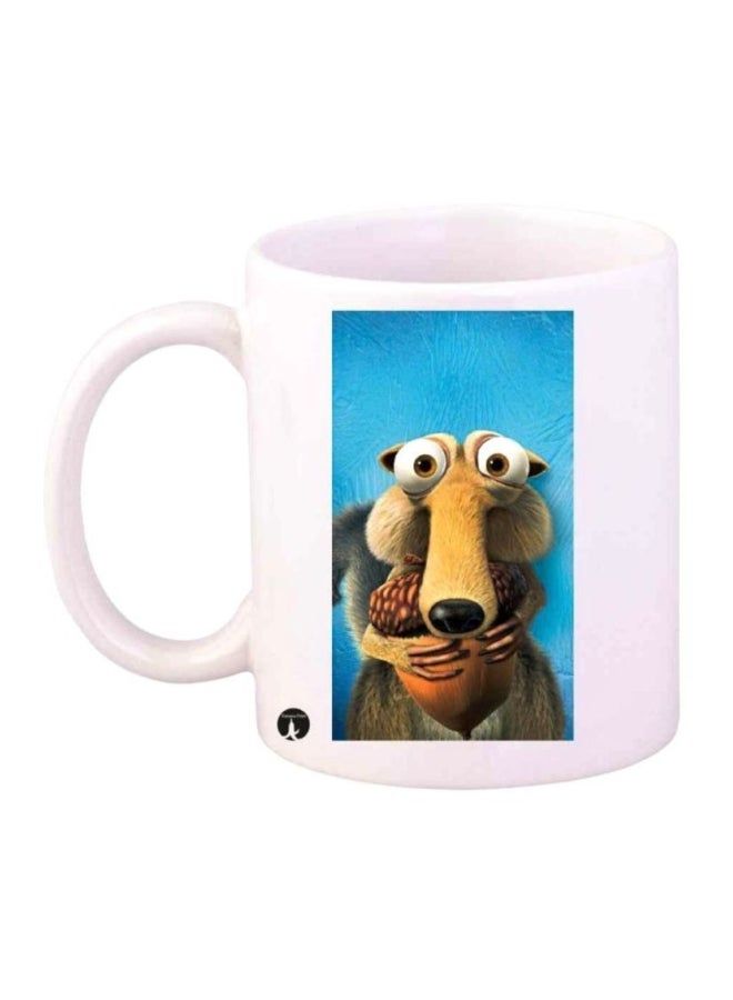 RKN Ice Age Printed Mug White/Blue/Brown - Image 2