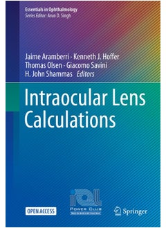 Springer International Publishing AG Intraocular Lens Calculations 
