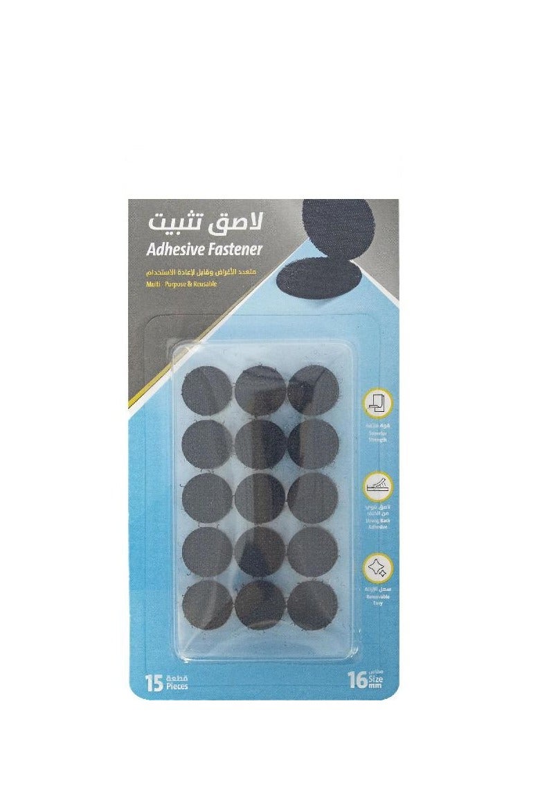 مثبت خلفي لاصق من ستيكي دوتس دائري ١٦ مم