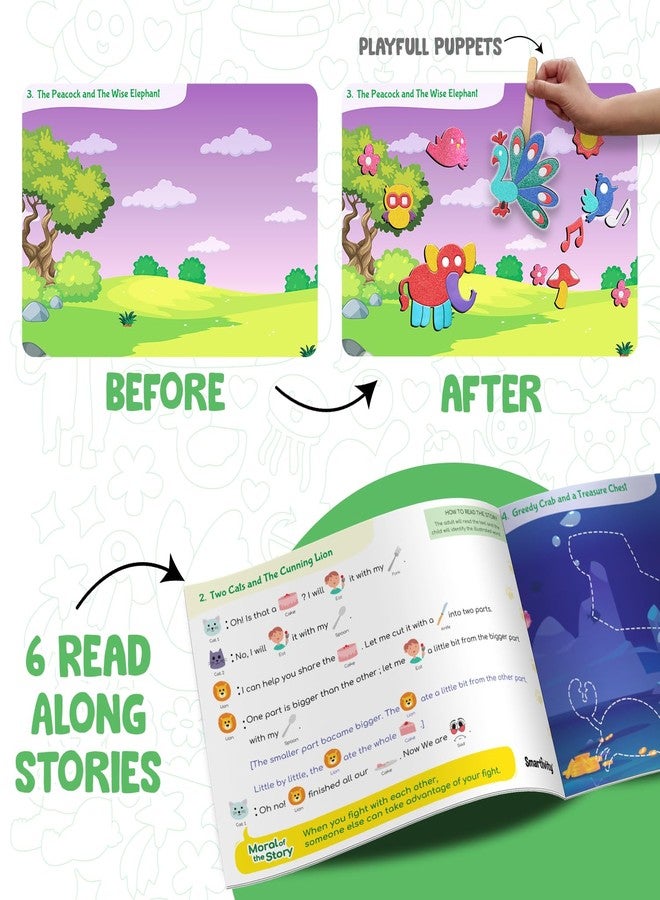 Smartivity Foil Magic - Animals Theme Craft Kit for Kids Age 4-10 Years, 100+ Foil Sheet, 10 Canvases, 170+ Stickers, Birthday Gift for Boys & Girls Ages 4,5,6,7,8,9,10 - Image 5