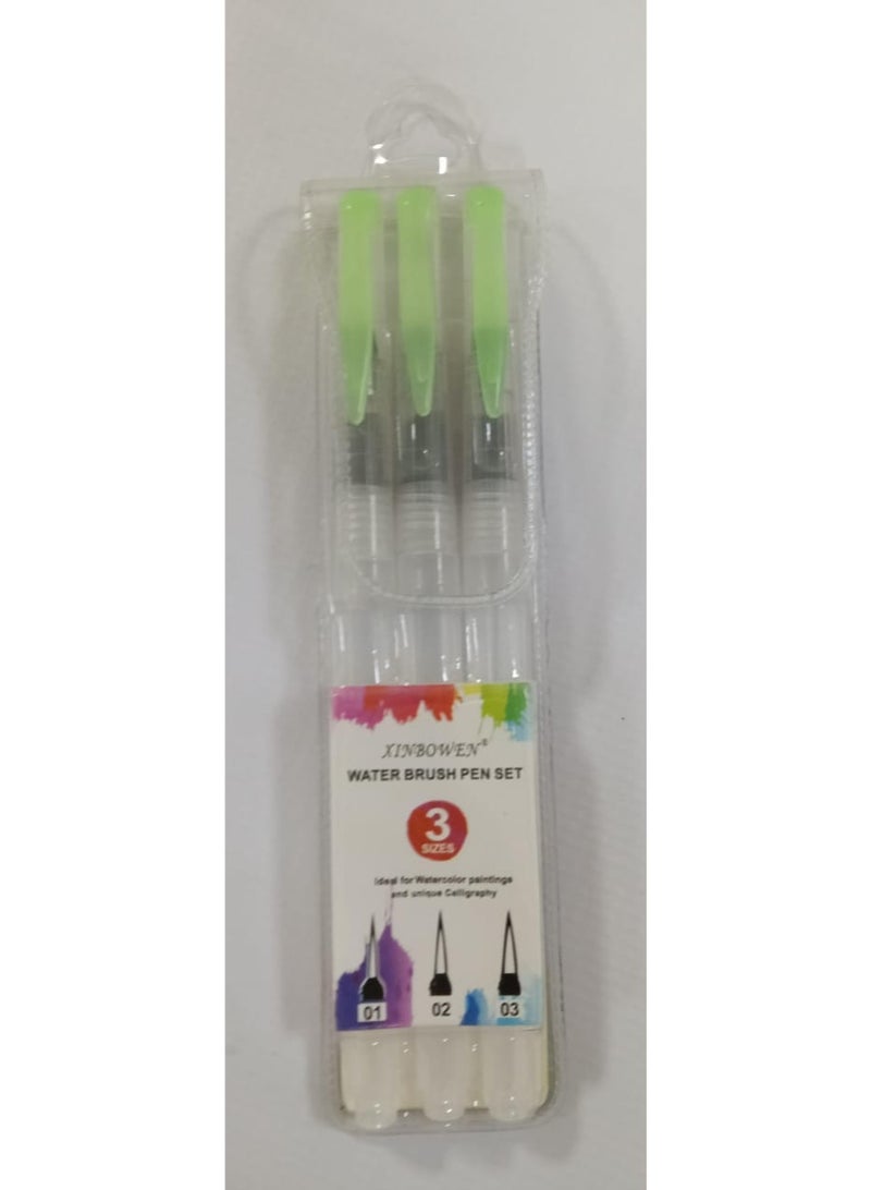 Xinbowen Water Brush Pen Set of 3 Sizes - Image 1