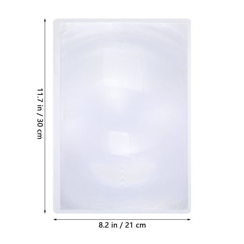 3X Sheet for Reading, 300mmx210mm, Large Full Page Magnifier for Seniors and Book , A4 Paper, Writing, Drawing, and Outdoor - Image 2