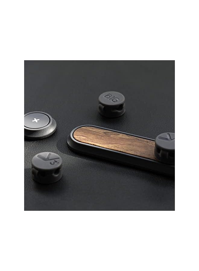 PROMASS Cable Clips, Desktop Cord Management Multipurpose Cable Organizer with 3 Buckles and 2 Bases Compatible with iPhone Type C Micro USB Cell Phone Cable - Image 3