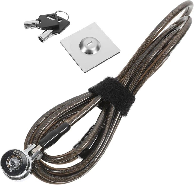 Jojofuny 2m Laptop Lock Cable Security Lock for Notebook Tablet Anti Theft Unlocking - Image 2