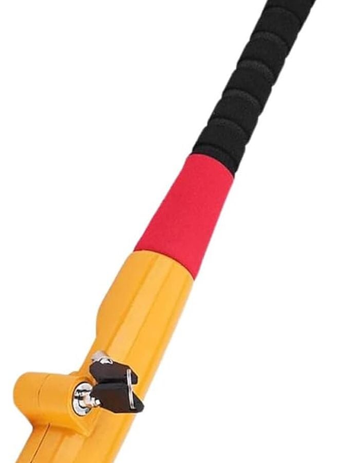 Retractable Car Steering Wheel Lock Anti Theft Device Adjustable for Vehicles and Trucks - Image 1
