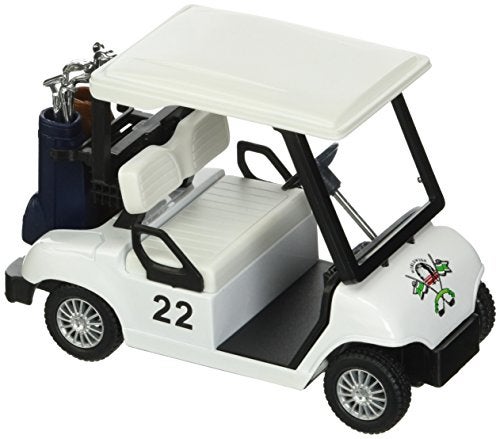 KiNSFUN Golf Cart 4 Die Cast Metal Model Pullback Action Toy - Image 1