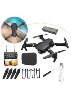 TIGER E88 Ayoo 4K Quad-Copter || FPV Control with HD Camera | Foldable & Lightweight Design for Easy Portability | Long Battery Life for Extended Flight Time | Stable & Smooth Aerial Photography | Perfect for Outdoor Adventures & Travel | Fast UAE Delivery  - Image 2