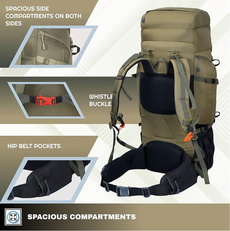Trawoc حقيبة ظهر سفر TRAWOC ARMOR PRO 60L - Image 4