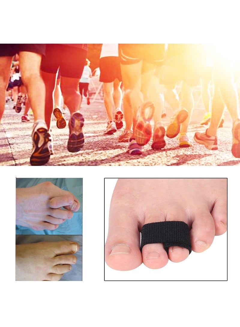 Sweet seven أربطة دعامات أصابع القدم الفعالة للأصابع المكسورة، المعوجة، والمتداخلة - حجم كبير 8 قطع للرجال والنساء - Image 4
