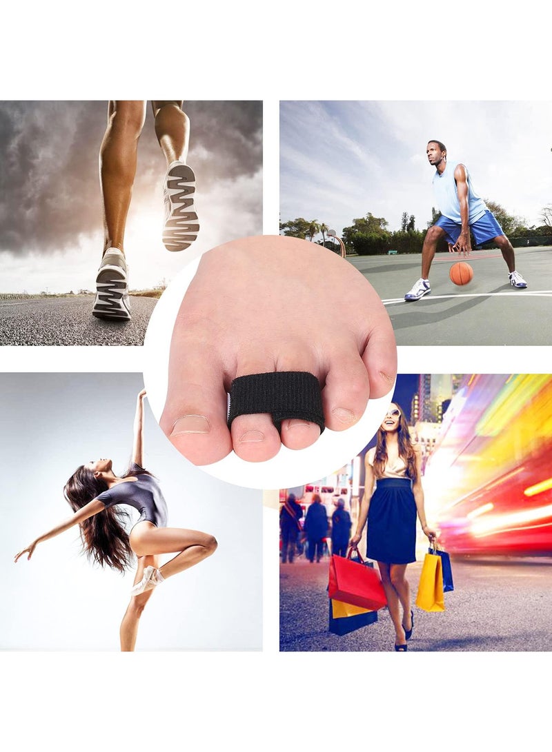 Sweet seven أربطة دعامات أصابع القدم الفعالة للأصابع المكسورة، المعوجة، والمتداخلة - حجم كبير 8 قطع للرجال والنساء - Image 3