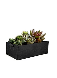 Generic Fabric Raised Garden Beds  Plant Grow Bags for Vegetables Rectangle Non-Woven Fabrics Aeration Planting Bags Planter Pot  - Image 1
