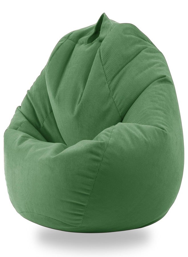 ENBAOHUI Stuffed Animal Storage Bean Bag Chair Cover (No Filler) Washable Ultra Soft Corduroy Bean Bag Cover for Organizing Plush Toys, Bean Bag for Adults - Image 1