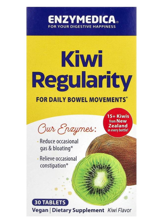 ENZYMEDICA Kiwi Regularity Kiwi 30 Tablets 