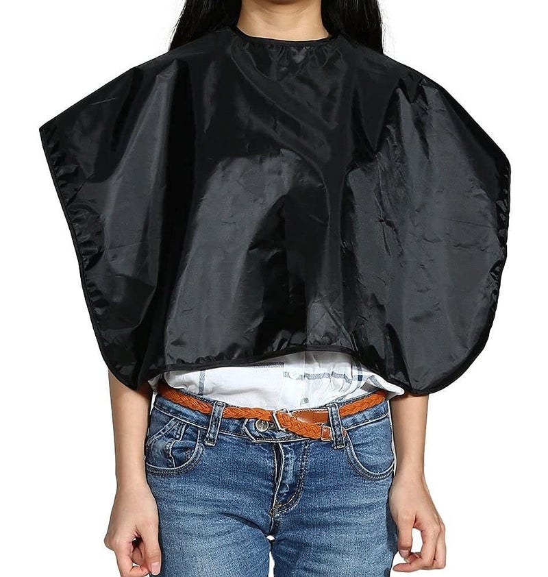 Sweet Pea SWEETPEAFx Salon Apron Hairdressing Hair Cloth Waterproof Shampoo Cutting Cape Black Dye - Image 1
