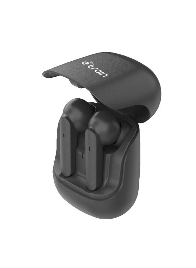 Etrain Etrain (HP611) VIBES Wireless Earbuds With Charging Case - Black  - Image 4