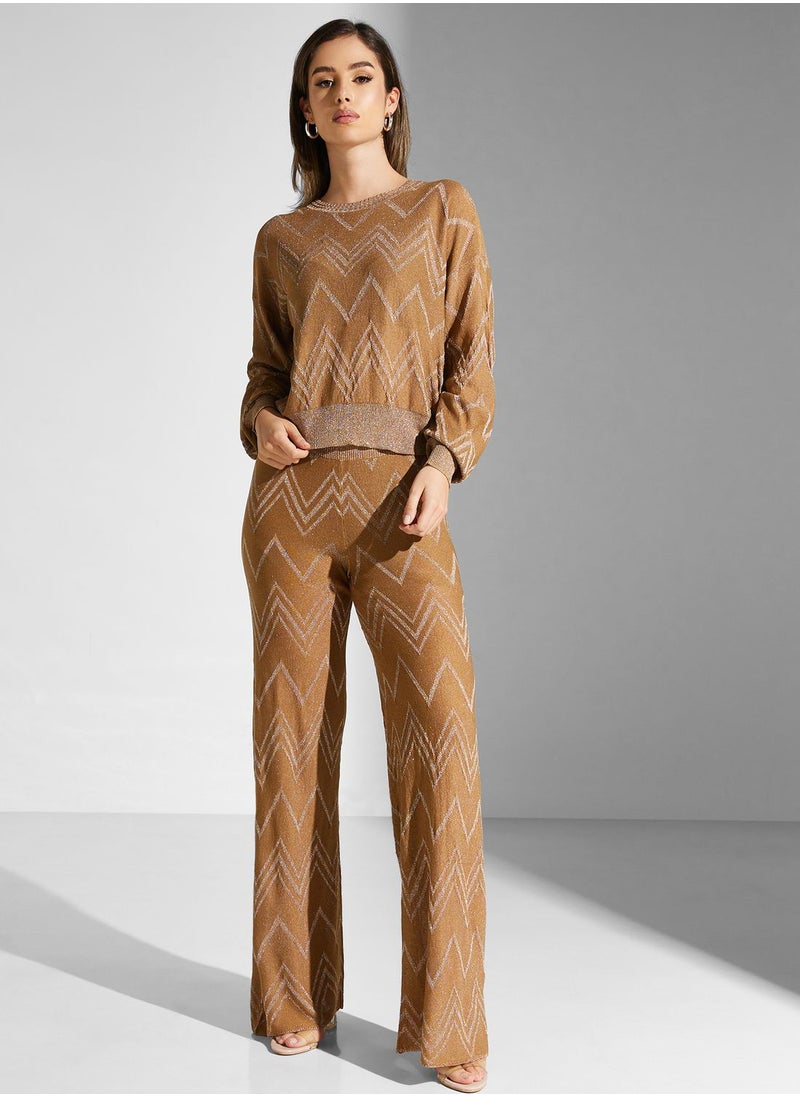 ONLY - High Waist Shimmer Pants - Image 1