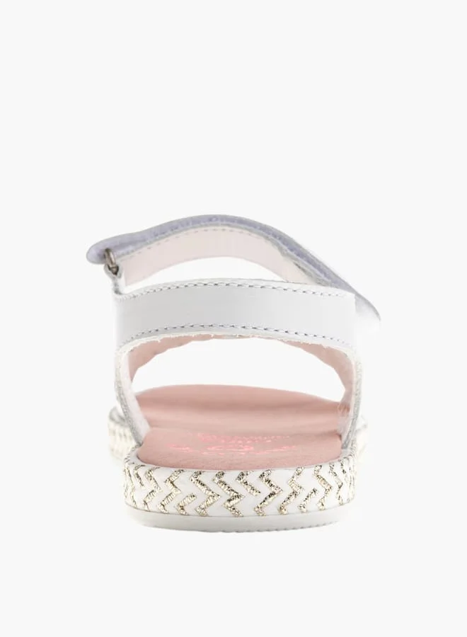 Pablosky Girls Strap Sandals With Hook And Loop Closure