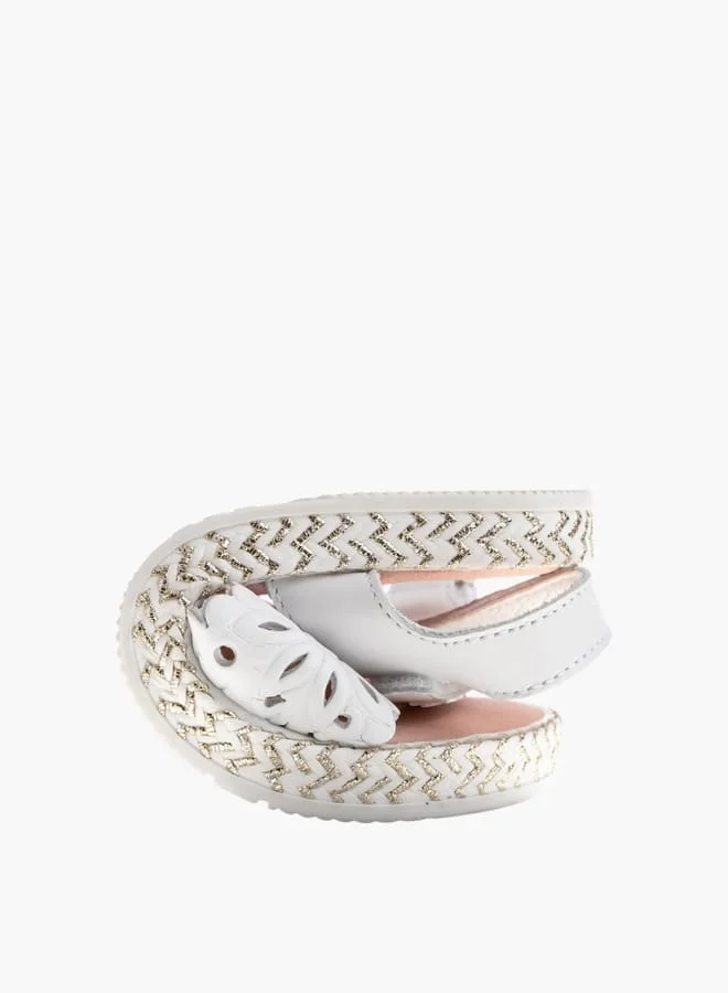 Pablosky Girls Strap Sandals With Hook And Loop Closure