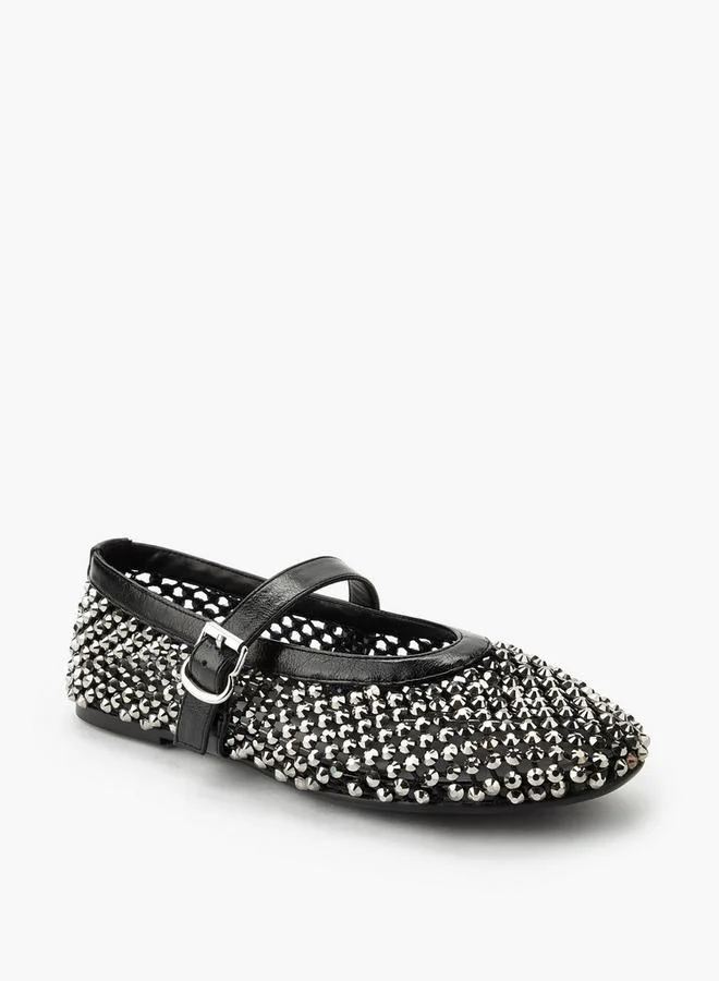 Celeste Women Buckle Closure Ballerina Shoes
