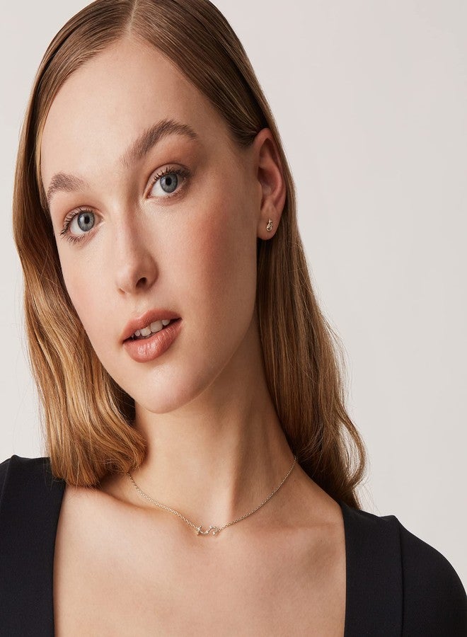 بافوا قلادة باڤوي مطلية بالذهب الأصفر عيار 14 قيراطًا، بتصميم الأبراج الفلكية، طولها 16-18 بوصة - برج العقرب - Image 4