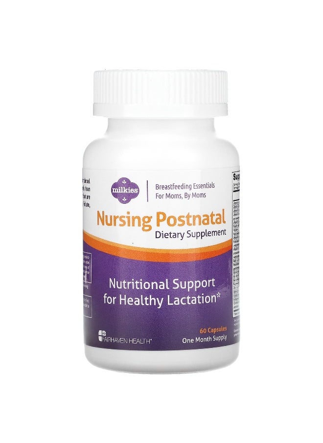 fairhaven health Fairhaven Health, Milkies, Nursing Postnatal , 60 Capsules  - Image 1