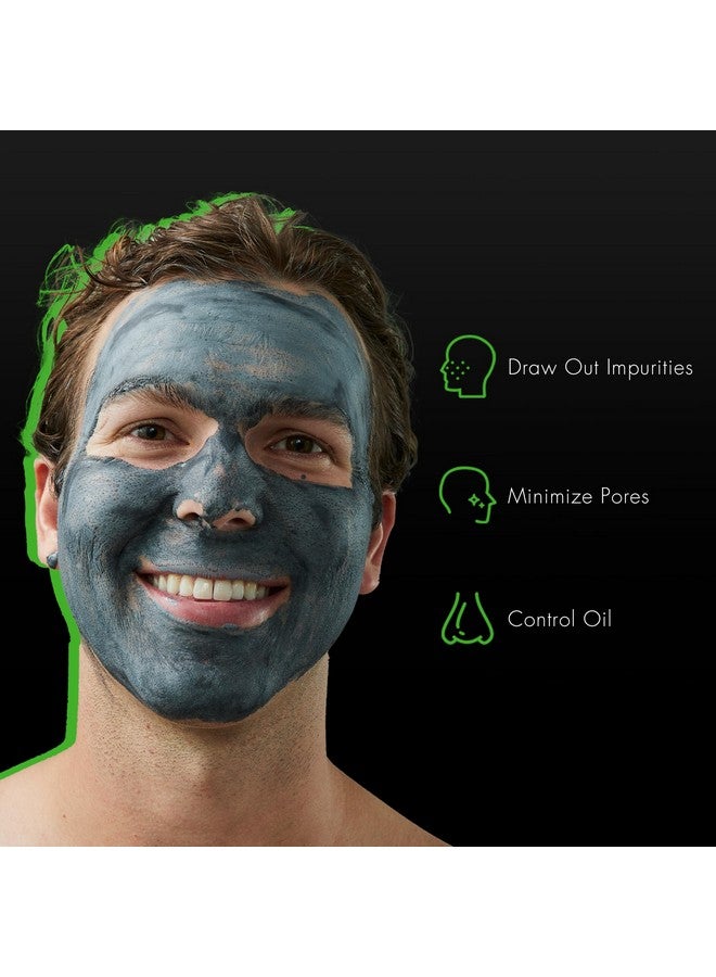Tiege Hanley Mens Detoxifying Facial Clay Mask, 2 Oz (1-Pack) - Deep Pore Cleansing Charcoal Face Mask with Natural Kaolin Clay Absorbs Excess Oil & Reduces Appearance Pores - Skin Care for Men - Image 4
