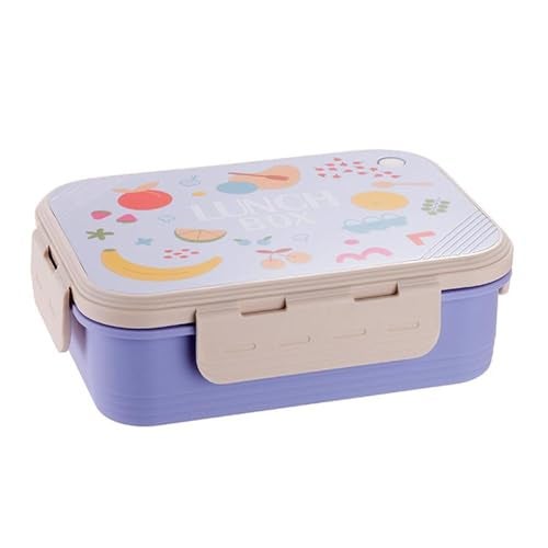 MEDALLIX Stainless Steel Lunch Box | 3-Compartment Bento Box, Leak-Proof & BPA-Free | Eco-Friendly Meal Prep Container for Adults & Kids | Durable & Portable Tiffin Box, 850 milliliters - Image 2