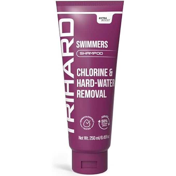 TRIHARD SWIMMERS SHAMPOO EXTRA BOOST | REMOVING CHLORINE AND HARD WATER NEGATIVE EFFECTS | SPECIALIZED SWIM SHAMPOO - Image 1