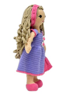 Happy Threads Handmade Crocheted Adorable Katherine Doll (17 inches) – Multicolour | Crochet Toys | Child Safe | for Babies 6 Months & Above | Dolls for Boys/Girls| For Birthday Gift | Decorative Items for Room  - Image 5