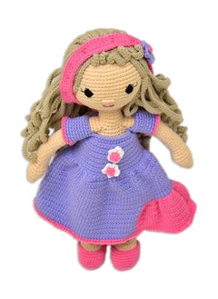 Happy Threads Handmade Crocheted Adorable Katherine Doll (17 inches) – Multicolour | Crochet Toys | Child Safe | for Babies 6 Months & Above | Dolls for Boys/Girls| For Birthday Gift | Decorative Items for Room  - Image 3