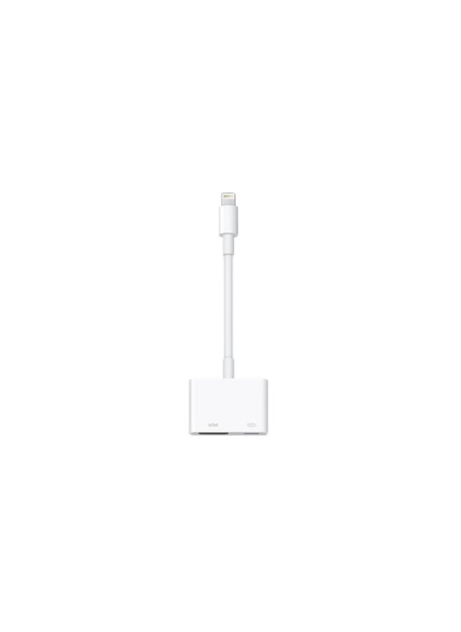 Generic - lightning / To hDMI digital av adapter White - Image 1
