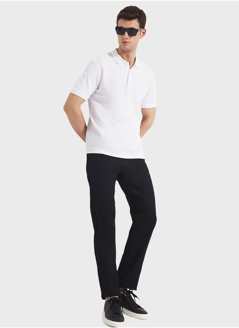 جون Essential Straight Fit Trousers