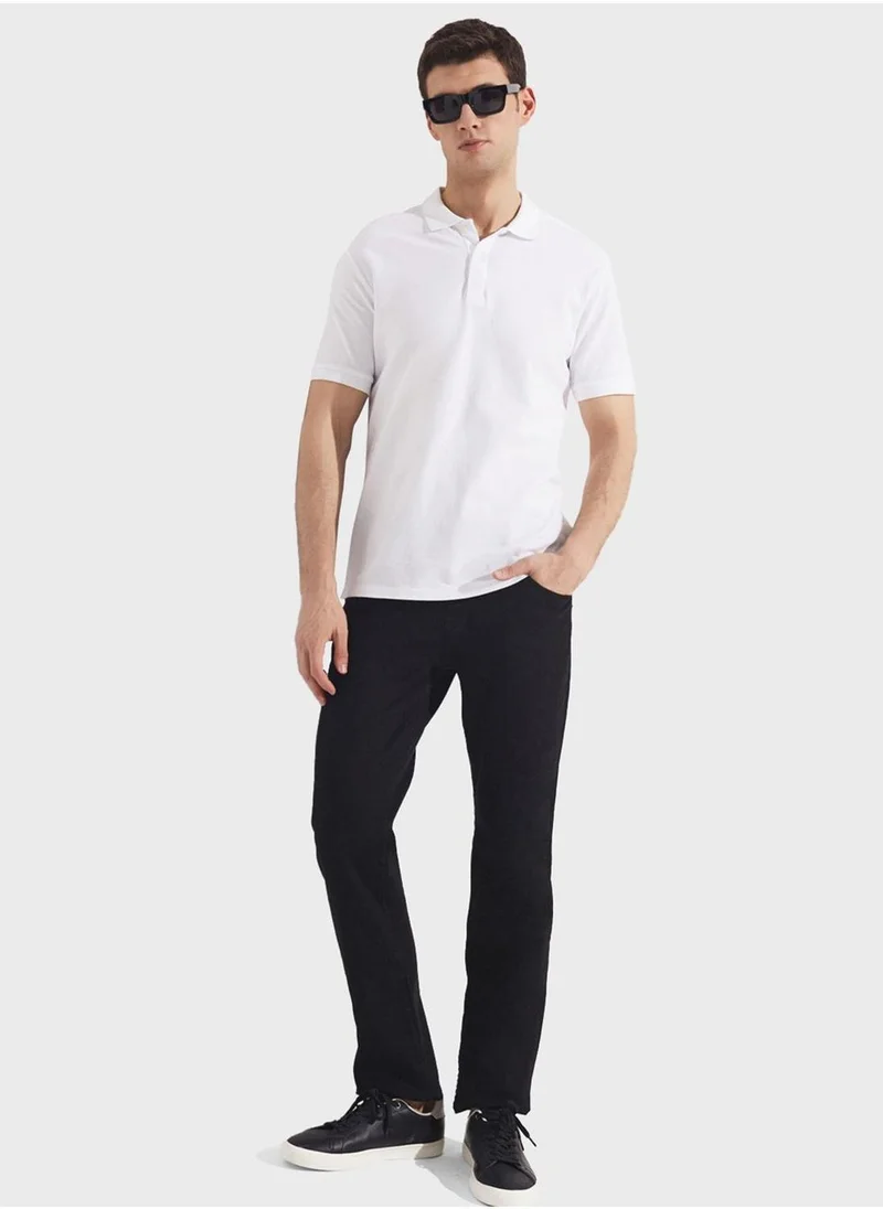 جون Essential Straight Fit Trousers