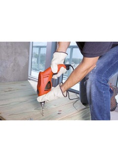 BLACK+DECKER Hammer Drill 480W 10Mm Single Speed Dual Function Drilling And Hammering Compact Easy Use For Wood Steel Easy Storage Orange Black Hd4810 B5  - Image 2