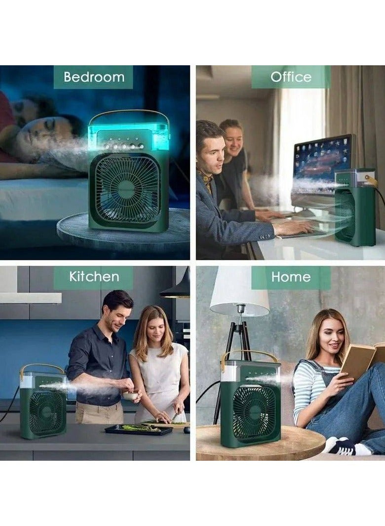 مبرد الهواء مروحة تكييف صغيرة مروحة الرذاذ USB مروحة محمولة مكيف الهواء مرطب الهواء  - Image 2