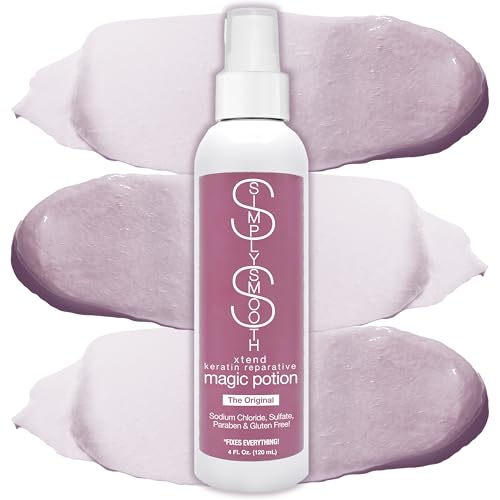 Simply Smooth Xtend Keratin Reparative Magic Potion Original Leave In Conditioner Detangler Heat Protection Styling Spray Repair Reduce Breakage Color Safe Sodium Chloride Free 4 Oz - Image 2