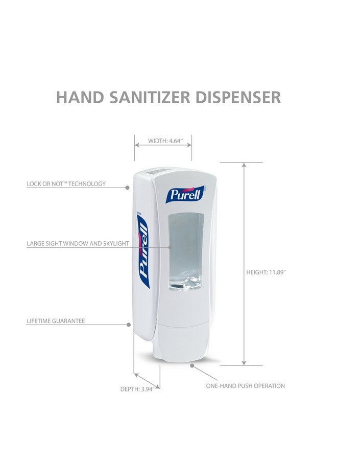 Purell 882006 موزع Adx12 سعة 1200 مل أبيض - Image 4