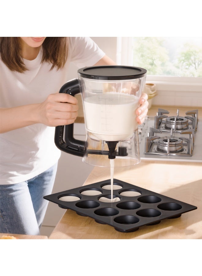 إم مياويان موزع الخليط - مثالي لصنع الكعك الصغير والفطائر والكعك المحلى والمزيد؛ أداة خبز رائعة لمطبخ المنزل. - Image 4