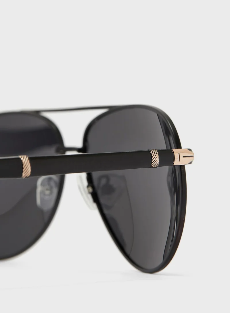 Seventy Five Polarized Aviator Sunglasses