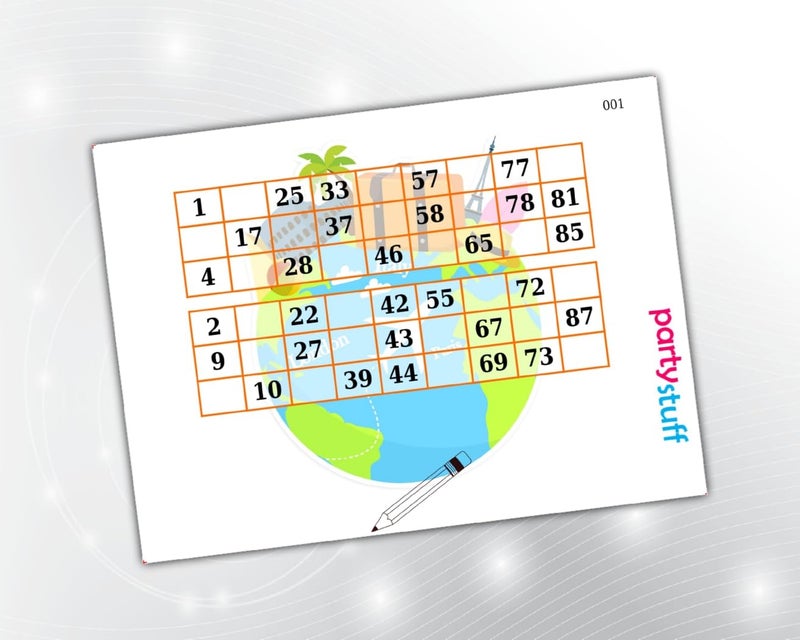 PartyStuff تذاكر تامبولا هوسي - عطلة إجازة كلاسيكية ثلاثية 2 - Image 1