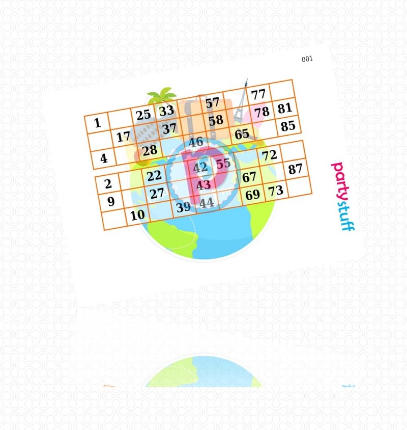 PartyStuff تذاكر تامبولا هوسي - عطلة إجازة كلاسيكية ثلاثية 2 - Image 2