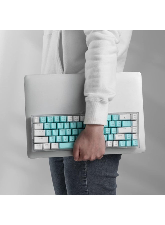 REDRAGON K631 CASTOR Wired RGB Gaming Mechanical Keyboard, Hot-Swappable Red Quiet Linear Switch W/Hot-Swap Free-Mod Pcb Socket & Translucent Board - Image 5