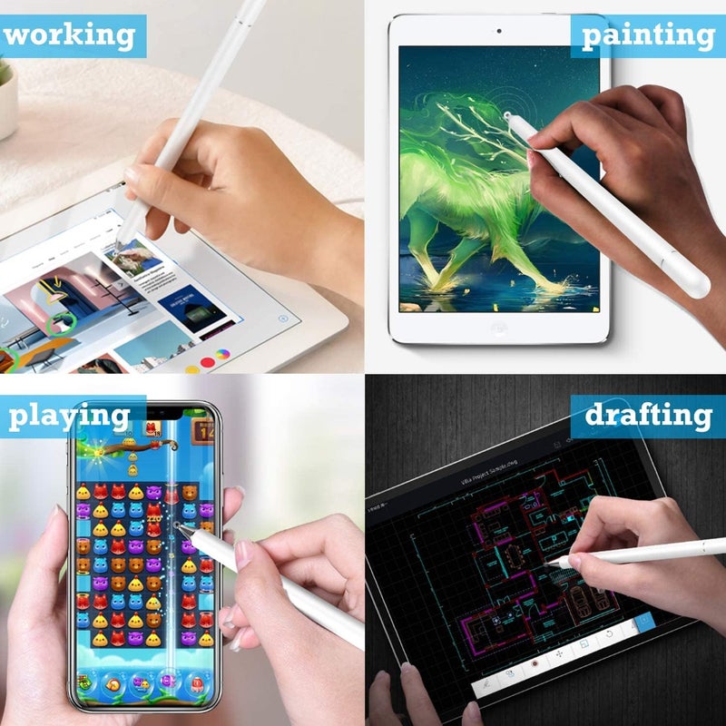 هيل قلم السلبي للشاشات التي تعمل باللمس، متوافق مع أجهزة iOS وAndroid، iPad وiPhone وهواتف Samsung والأجهزة اللوحية، قلم شاشة لمس للأجهزة الذكية - Image 5