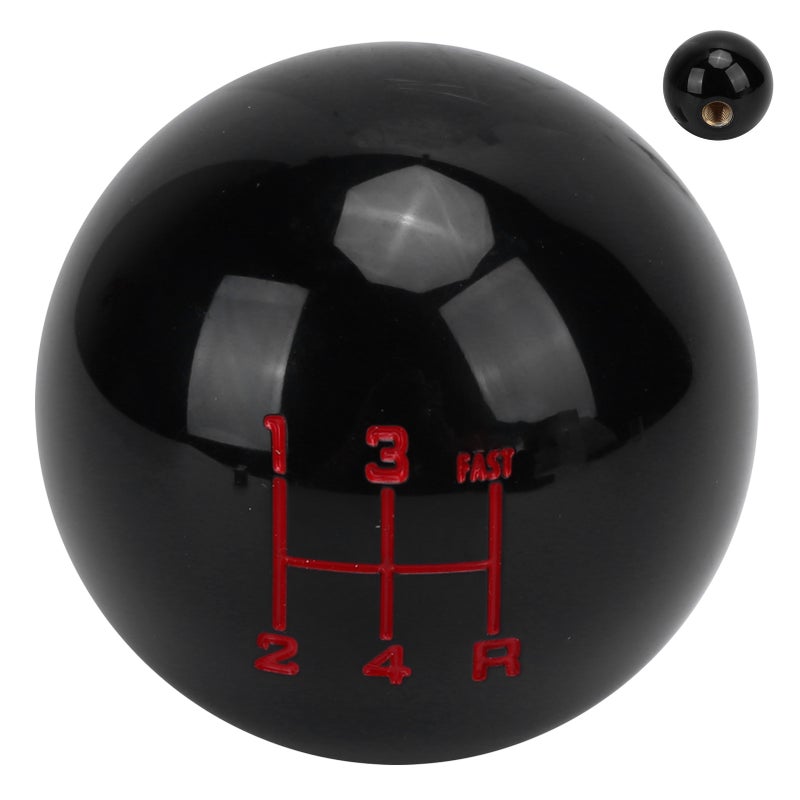 M12x1.25 Gear Shift Knob Head 5Speed WearResistant with 3 Adapter Universal Automobile Accessory(Black ) - Image 4