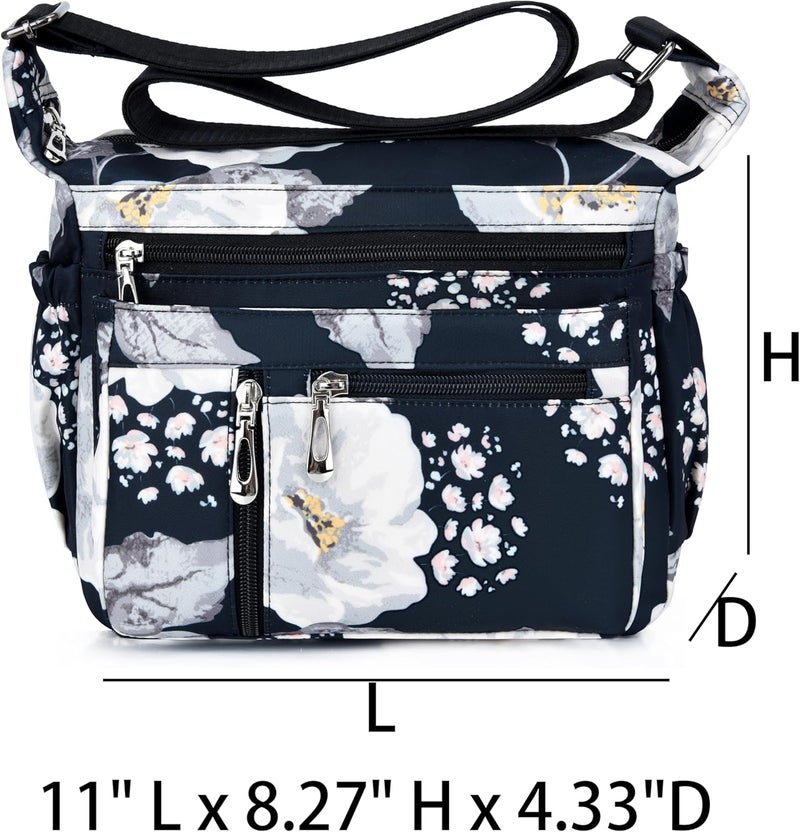 Fabuxry Purses and Shoulder Handbags for Women Crossbody Bag Messenger Bags - Image 3