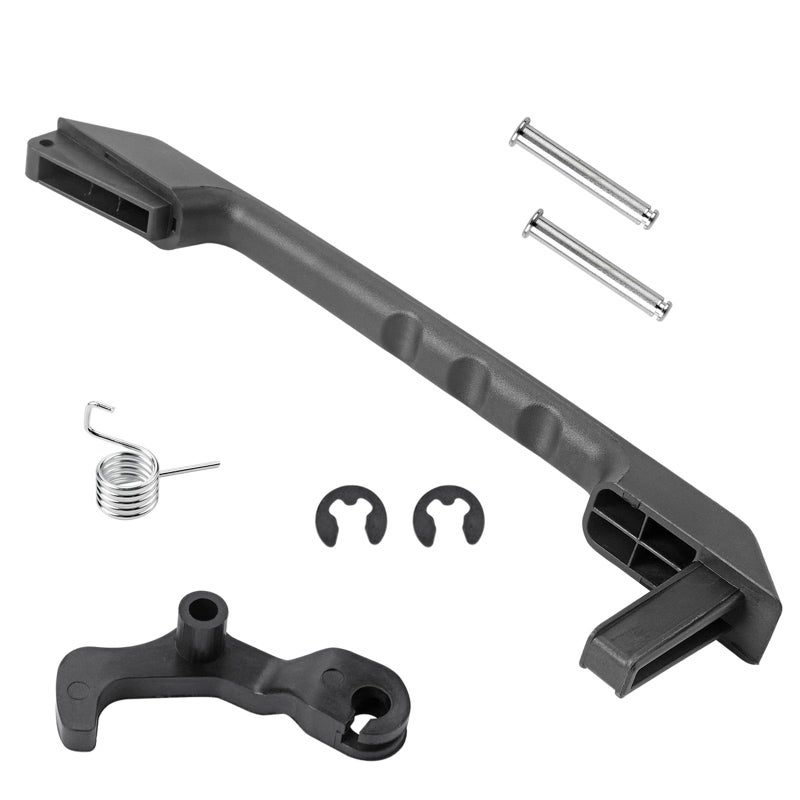 Dtomi Rear Tailgate Handle Latch Handle Repair Kit Compatible with Hummer Vehicle H2 SUV 2003 2004 2005 2006 2007 2008 2009 4 Door Replace 15135441 13767004 97503 Black