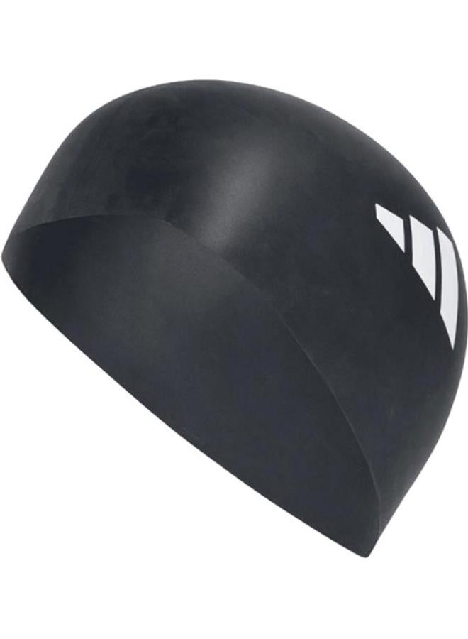 Adidas 3-Stripes Swim Cap- One Size - Image 2