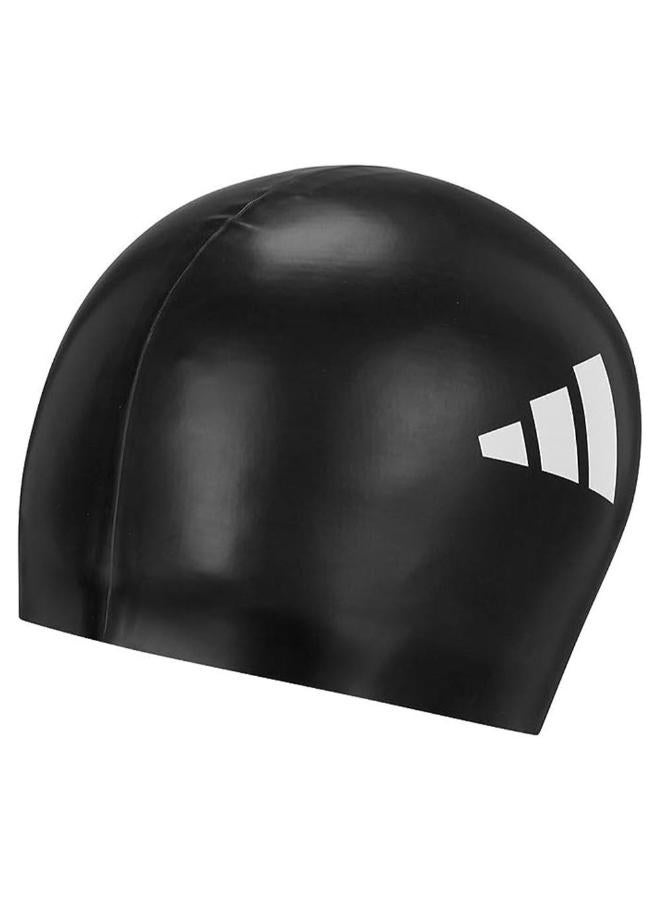 Adidas 3-Stripes Swim Cap- One Size - Image 1