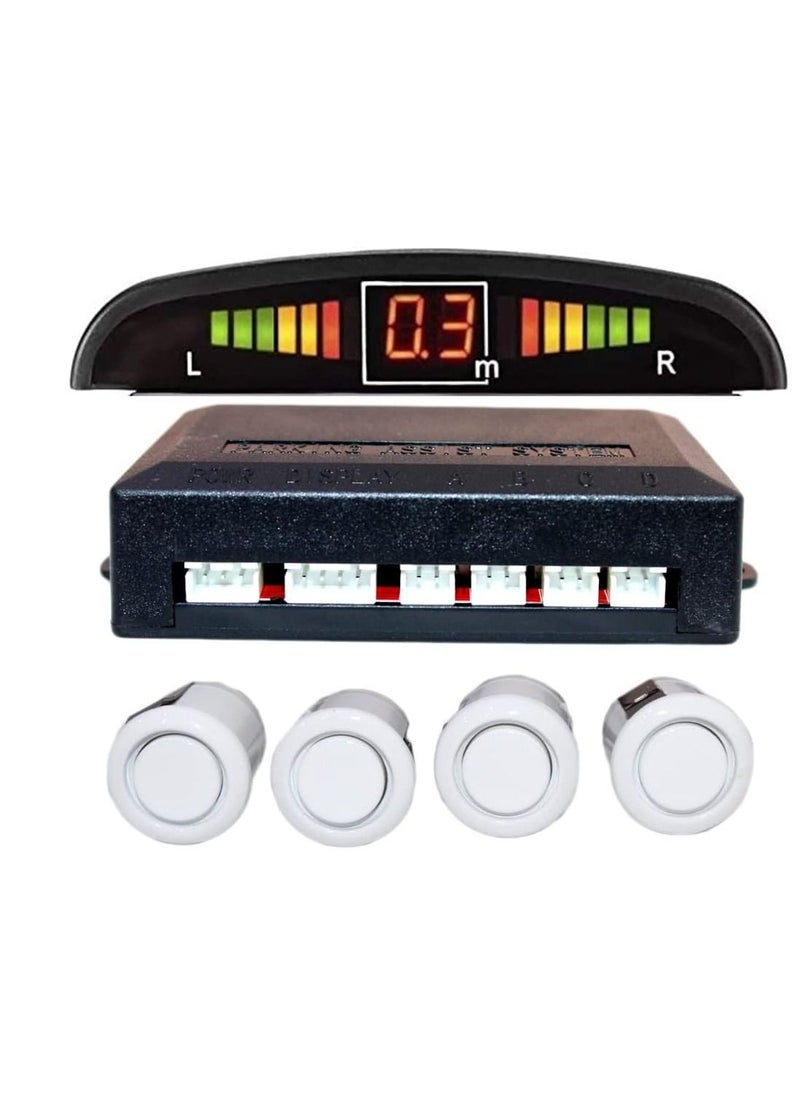 Toby's - Car Parking Sensor 4 Sensors Auto Reverse Assistance Backup Radar Detector System - Image 1